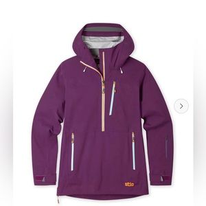 Stio Women’s Environ XT Anorak Jacket, Size XS, Violet Purple